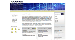 Desktop Screenshot of cgnx.client.shareholder.com