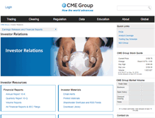 Tablet Screenshot of cme.client.shareholder.com